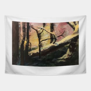 Abstract forest Tapestry