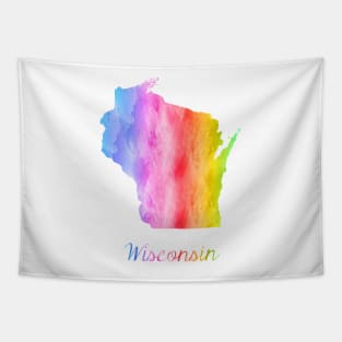 Wisconsin Tie Dye Tapestry