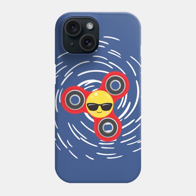 Cool Emoji Fidget Spinner Phone Case by 4Craig