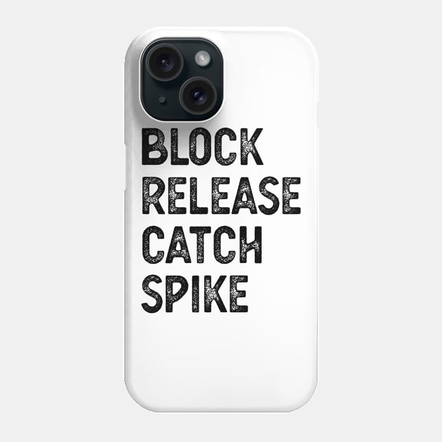 Block Release Catch Spike block release catch spike masks Phone Case by Gaming champion