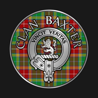 Clan Baxter Crest & Tartan T-Shirt