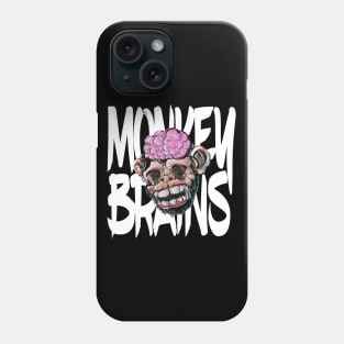 Monkey Brains Black Shirt Color Phone Case