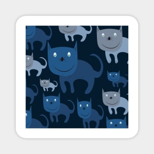 Cat pattern Magnet