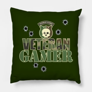 Veteran Gamer design. Pillow