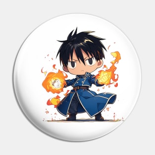 roy mustang Pin