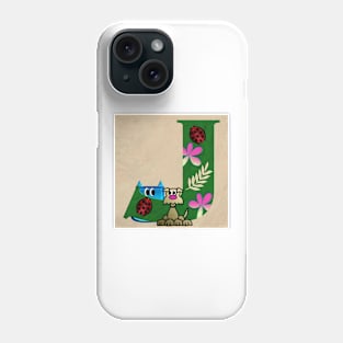 Decorative letter J Phone Case