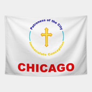 CHICAGO PATRON SAINT Tapestry