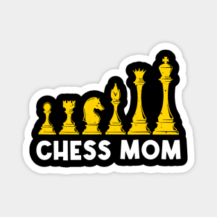 Cool Chess Art For Mom Mother Chess Club Lovers Players Pawn Magnet