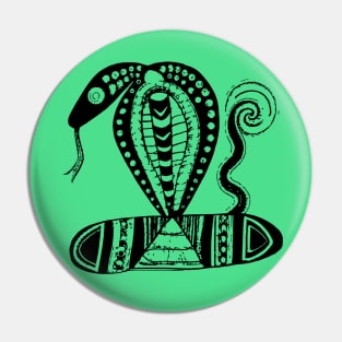 Tribal Cobra Snake Pin