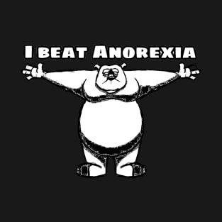 I beat Anorexia Bear T-Shirt
