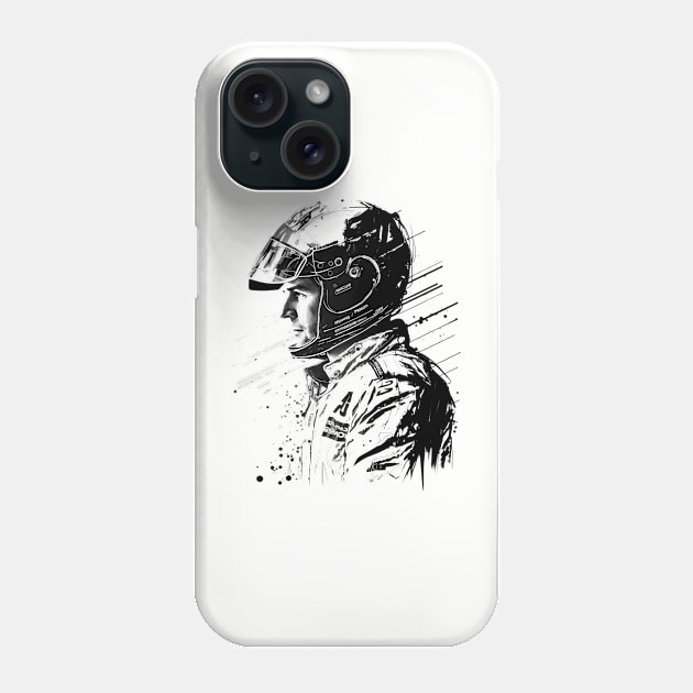 Racing Driver Art Phone Case by CPT T's