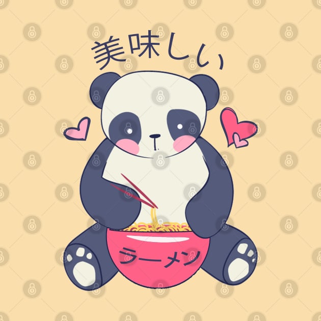 Panda ramen by ArtStyleAlice