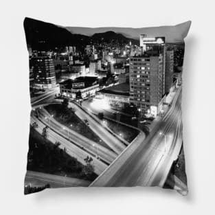 Vintage Photo Long Exposure of Bogata Columbia Pillow