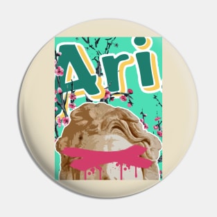 "Ari..." Aesthetic Design Pin