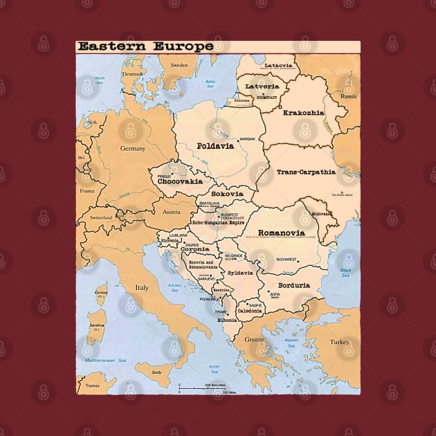 Eastern Europe Map by TenomonMalke