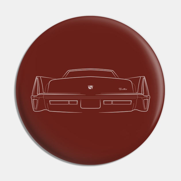 1970 Cadillac - rear stencil, white Pin by mal_photography