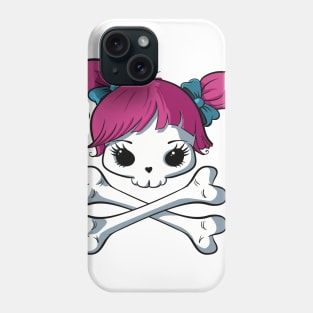 Cupcake Crossbones Kawaii Pink Phone Case