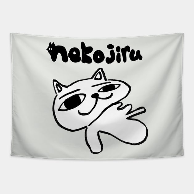 I draw some nekojiru / cat soup manga 01 Tapestry by mudwizard