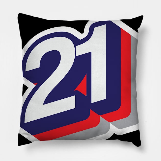21 Pillow by MplusC