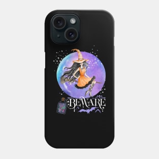 Magic Witch Tarot cards Beware potion witchy Witchcraft astrology Halloween Phone Case