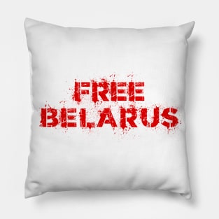 FREE BELARUS PROTEST Pillow