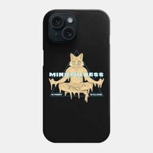 meditation fox Phone Case