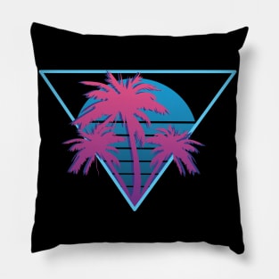 Palm Tree Neon Pillow