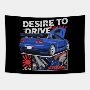 Skyline GTR R34 Tapestry