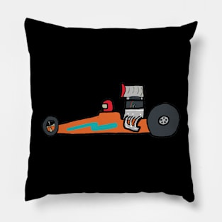 Drag Racing Pillow