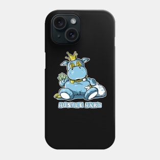 Hustle Hard Hippo Phone Case