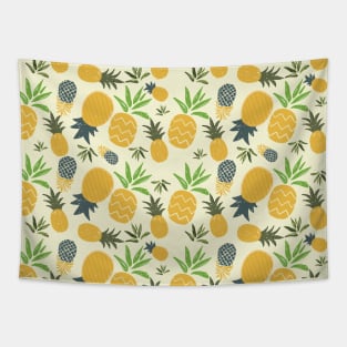 Cute Tropical Fruit Pineapple Pattern Tapestry