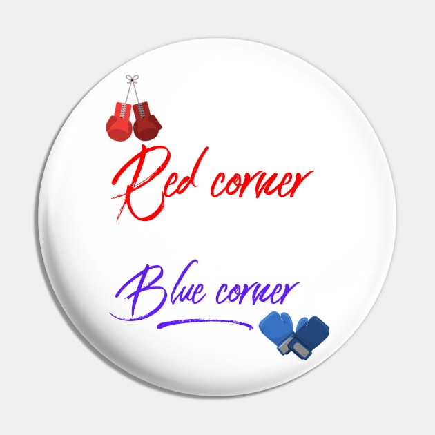 Red corner vs blue corner Pin by GMAT