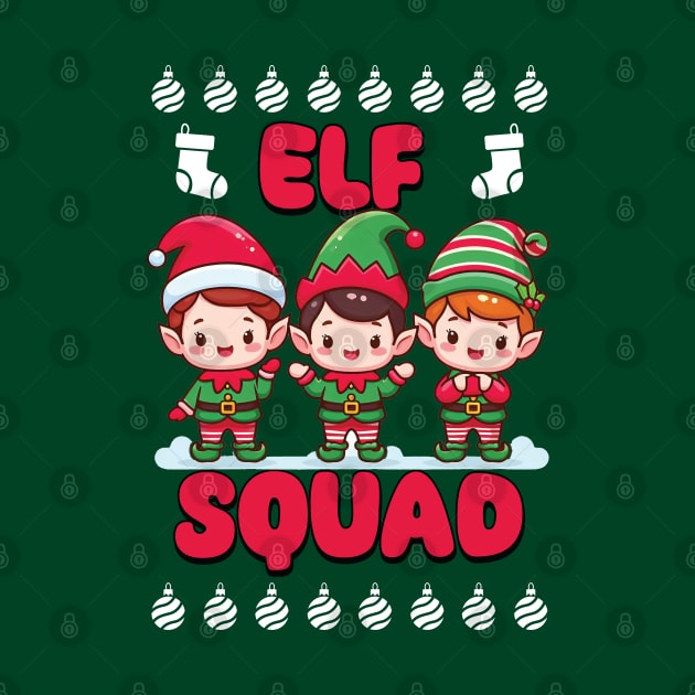 Christmas Elf Squad by Trendsdk