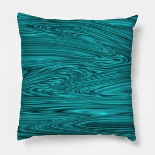 Blue Marble waves Pillow