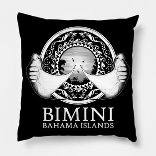 Manta Rays Bimini Bahama Islands Pillow