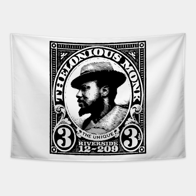 Thelonious Monk Tapestry by CosmicAngerDesign