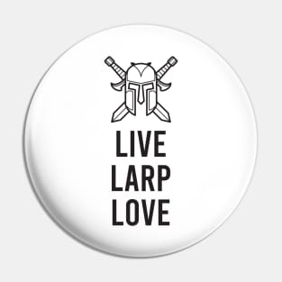 Live Larp Love Pin