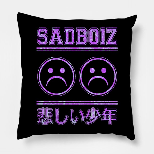 SadBoiz Lean Emoji Jersey Pillow by Amacha