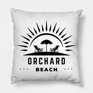 Orchard Beach Massachusetts Pillow