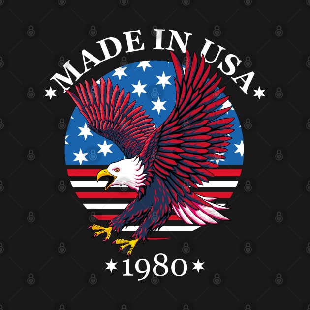 Made In USA 1980 - Patriotic Eagle by TMBTM