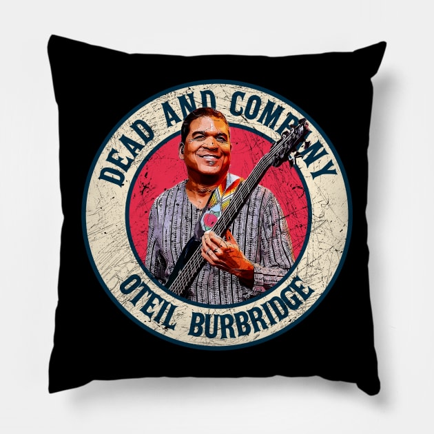 Retro Style Fan Art Design oteil burbridge Pillow by rido public