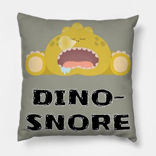 Dino-Snore Pillow