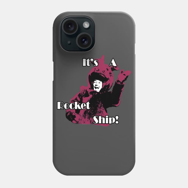 Death to Smoochy Rocket Ship Phone Case by shanestillz