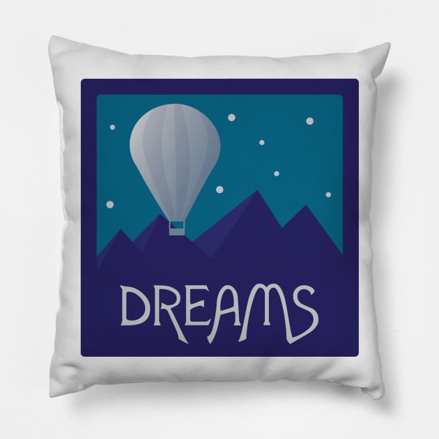 Dreams Pillow by Bongonation