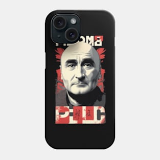 phil collins // vektor art design v4 Phone Case