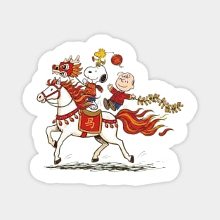 Snoopy, Lunar New Year 2026 Magnet