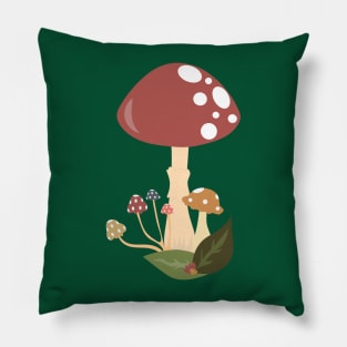 Mushroom pattern Pillow