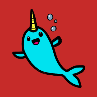 Narwhale playing T-Shirt