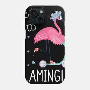 Funny Flamingo Ready To Flamingle Phone Case