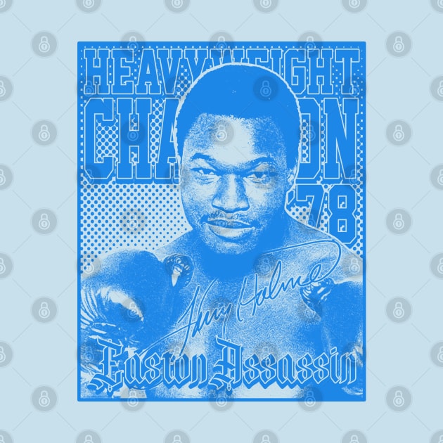 Larry Holmes Blue by Bingung Mikir Nama Design